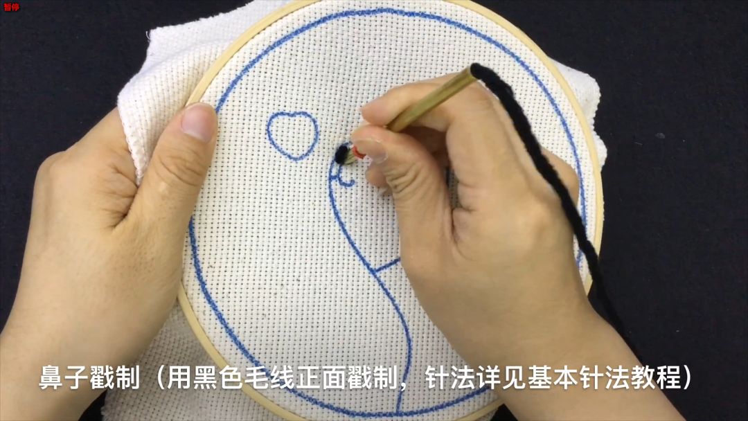 diy刺绣小图案戳戳绣,刺绣文化戳戳绣