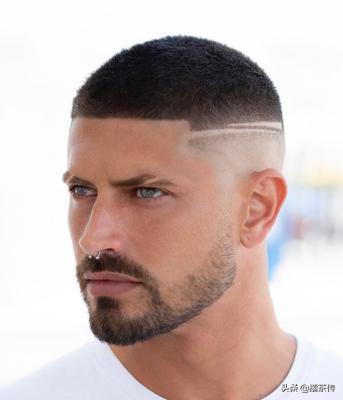 今年流行的平头发型男士,寸头发型脸大男2020流行发型