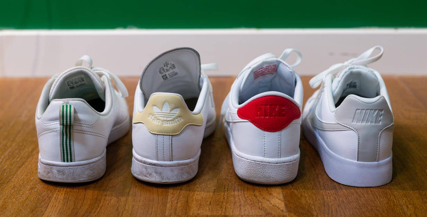阿迪和耐克小白鞋哪个好,阿迪达斯和小白