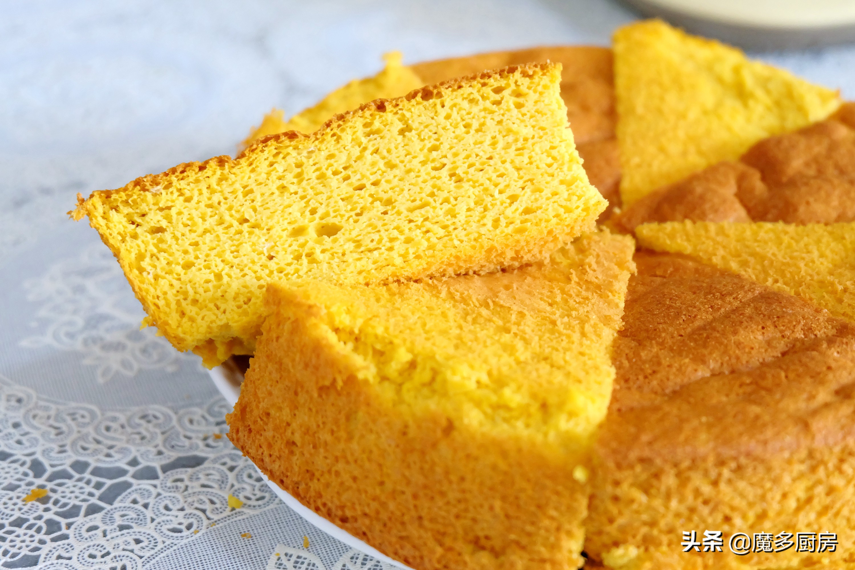 无糖粗粮蛋糕,无糖杂粮蛋糕的做法烤箱家庭版