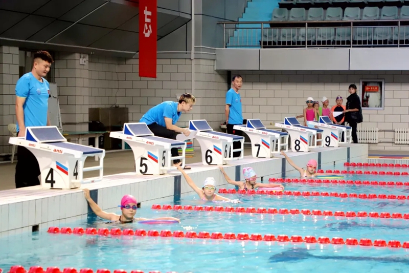 陕西省青少年体育冬夏令营西安站游泳项目开营