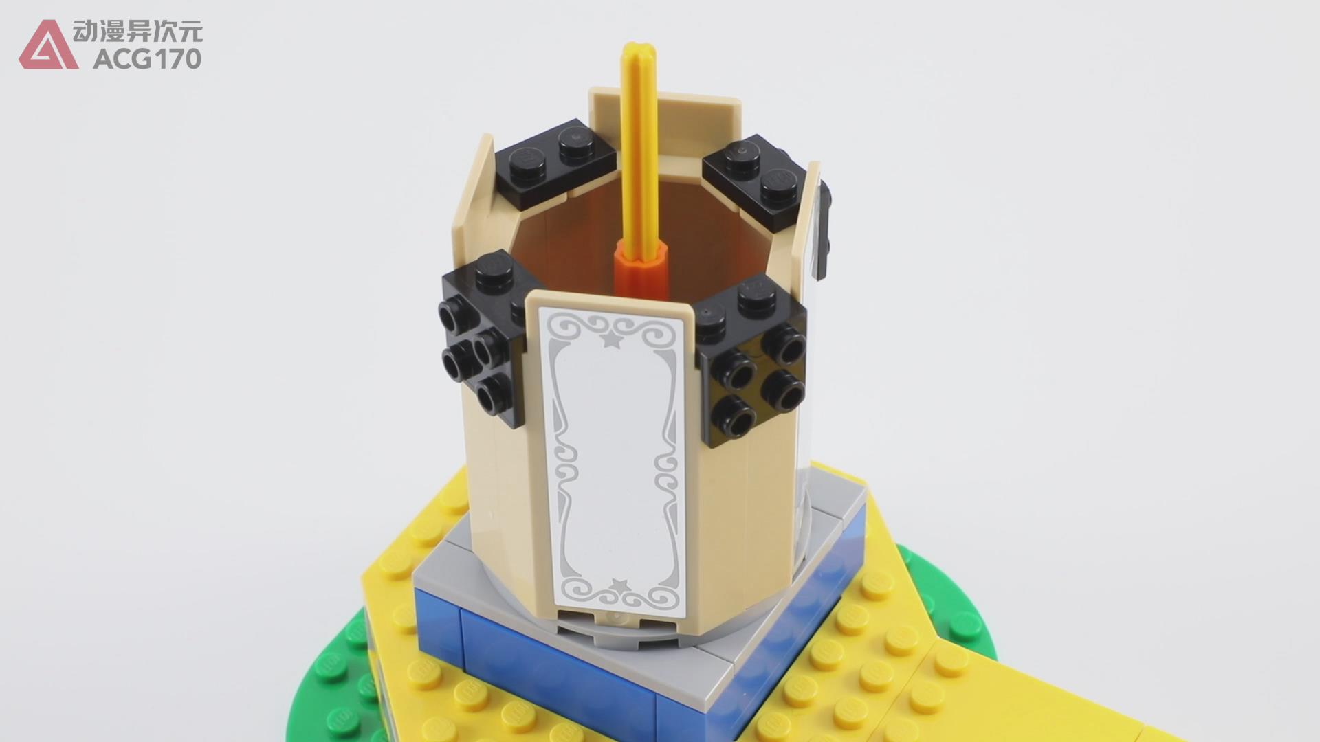 乐高积木创意百变系列,乐高积木9656旋转木马教程