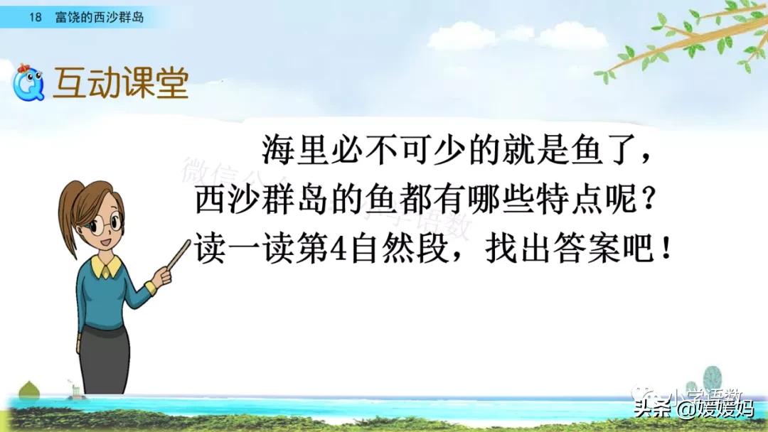 三年级第18课富饶的西沙群岛预习,3年级语文第18课富饶的西沙群岛