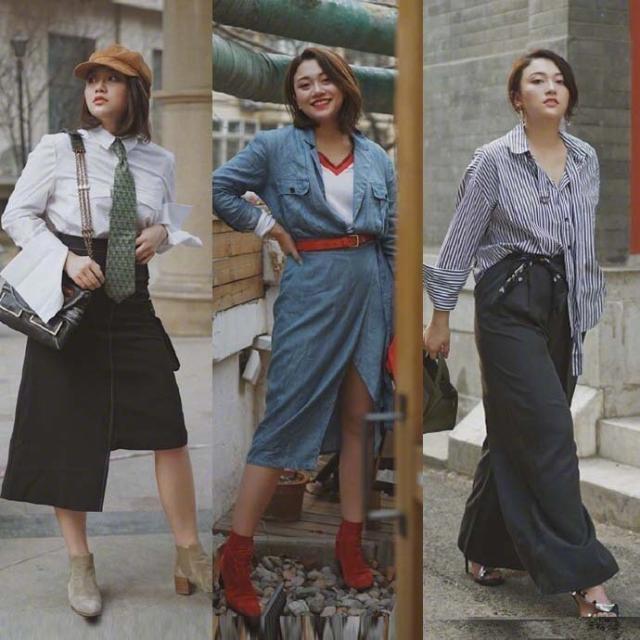 胖mm这几套搭配高级又显瘦，轻松变身气质女神