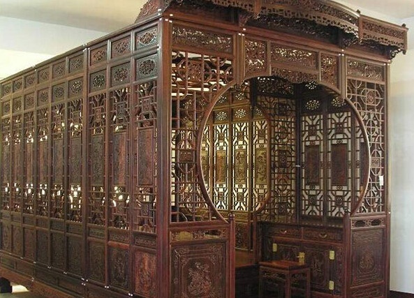 千工拔步床是古代小姐的嫁妆吗,中式顶级木制床