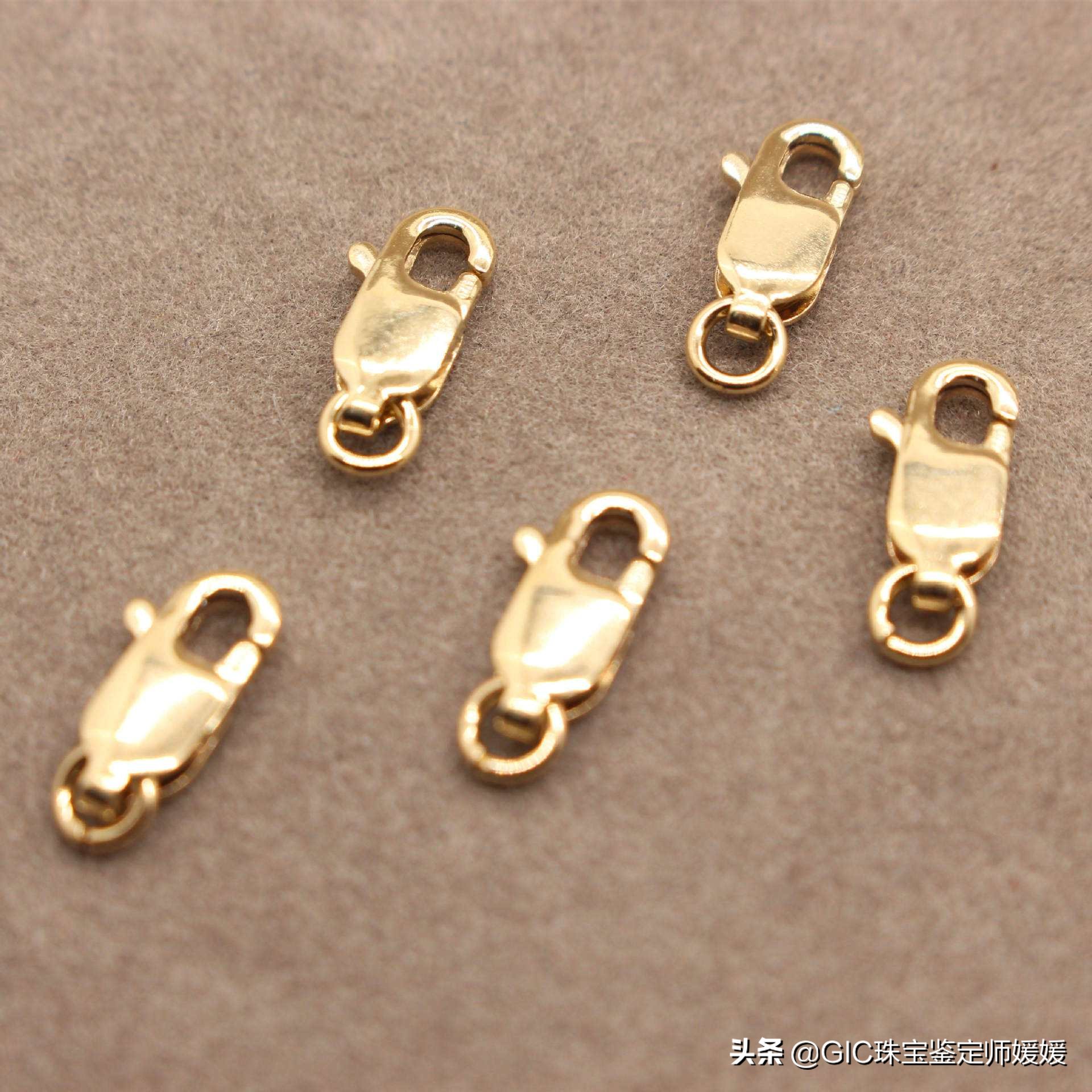 黄金项链手链锁扣正确扣法,黄金项链和手链的扣