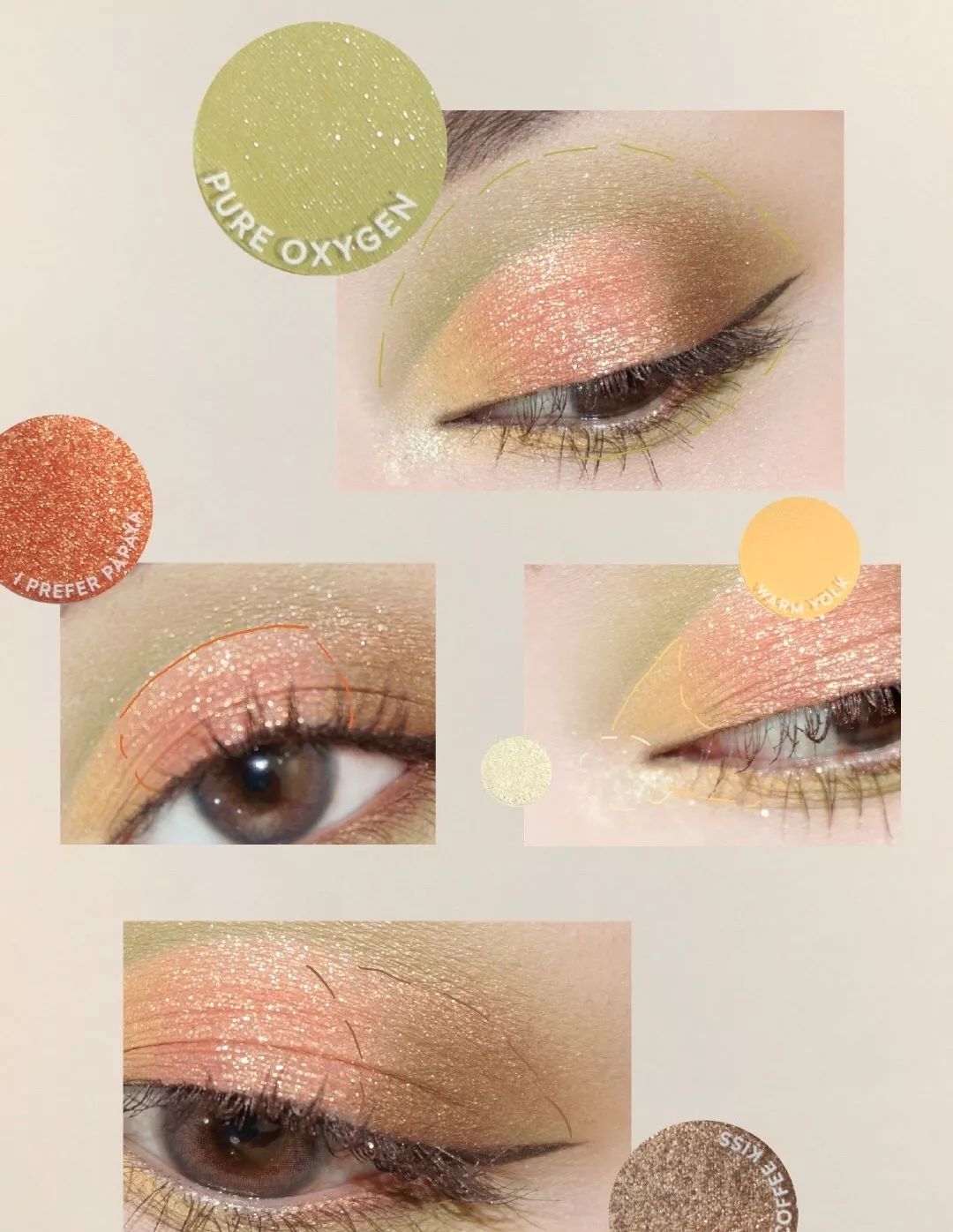 清透显白裸色,清新显白的牛油果绿