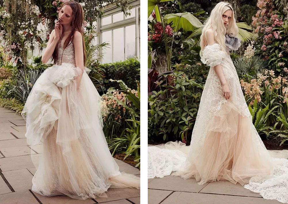 昆凌结婚穿的婚纱真的好大气,唐嫣昆凌婚纱