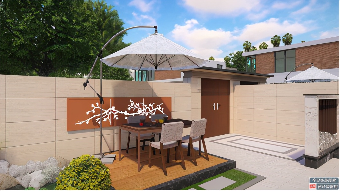 一楼带阳台小花园怎么设计,买一楼带小花园