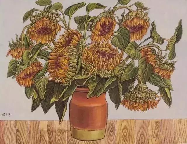 他被称为板凳画家，一生追求真、善、美矢志不移，愈挫弥坚。