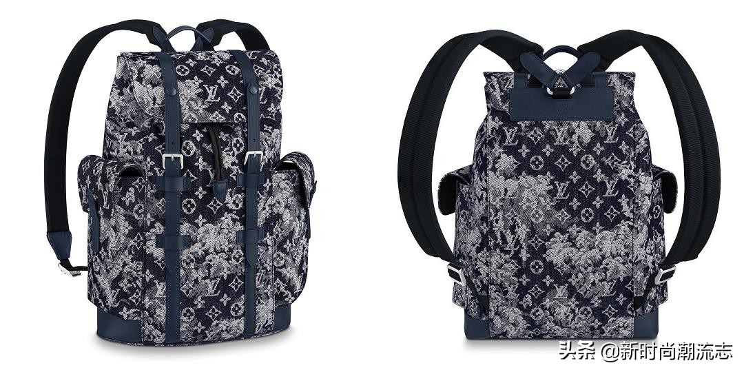 新男款lv包单肩斜挎包带按扣,lv2023早春男装包刺绣