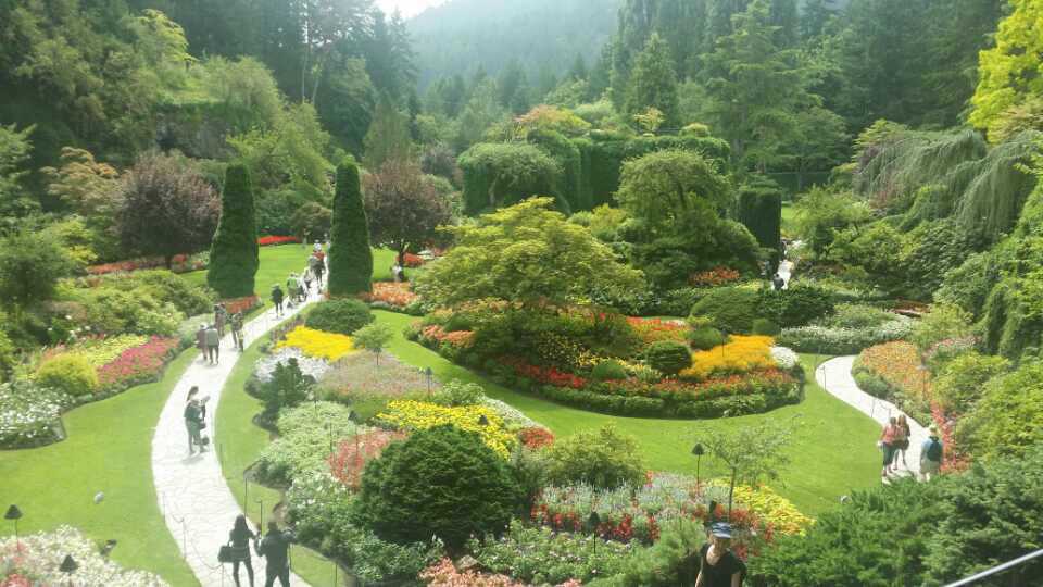 世界上最漂亮的花园图片,布查特花园旅游攻略