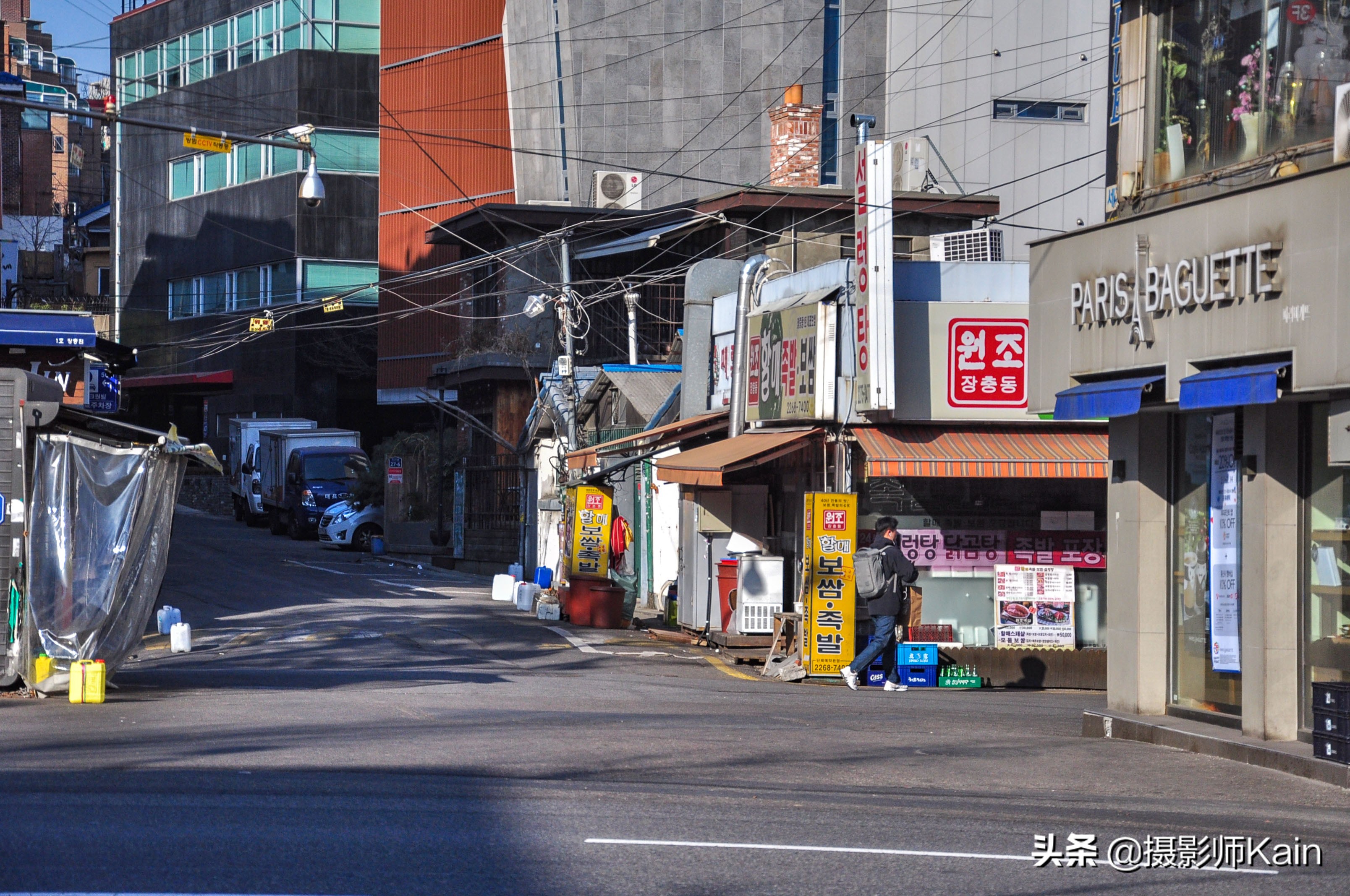 韩国首尔真实街景,寂寞烟火首尔风景