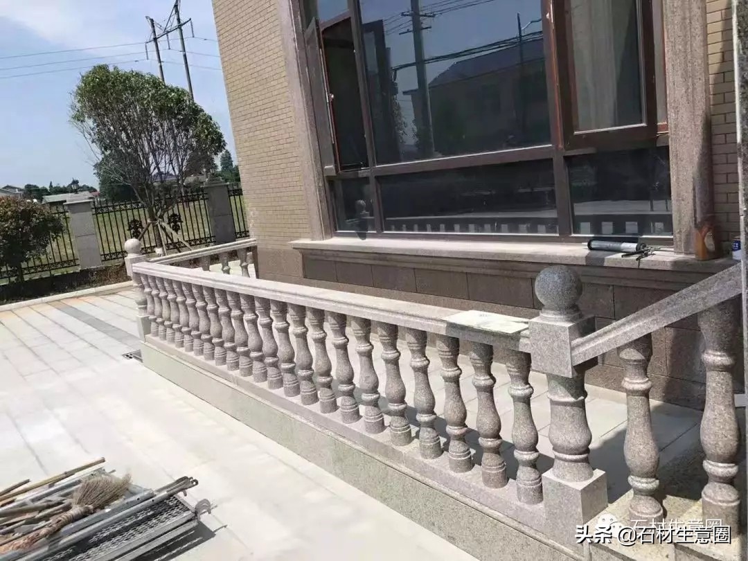 别墅大理石栏杆款式大全,别墅阳台栏杆温州石材