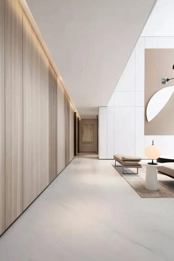 办公室木饰面颜色大全图片,办公室高档木饰面材质