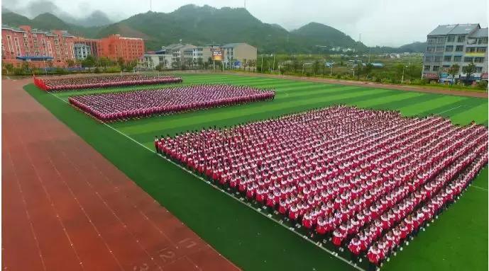 场面壮观大课间,壮观的大课间