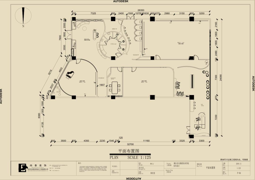 一线教培设计|500㎡舞蹈学校,来一场现实版的公主出逃城堡?