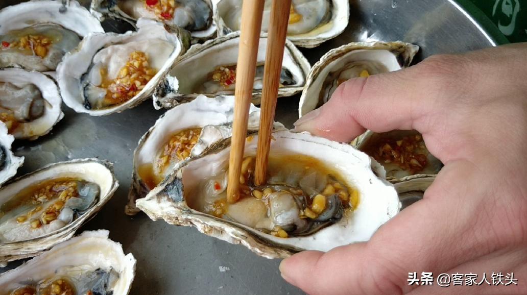 10元3个蒜蓉生蚝,正宗粉丝生蚝