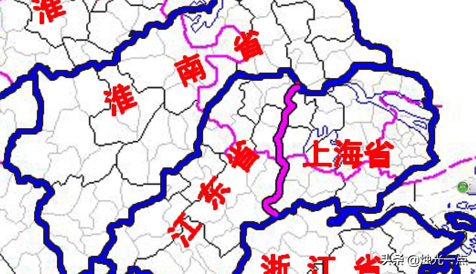 烛光一点:意念中的太湖省有多大?比起广东省如何?