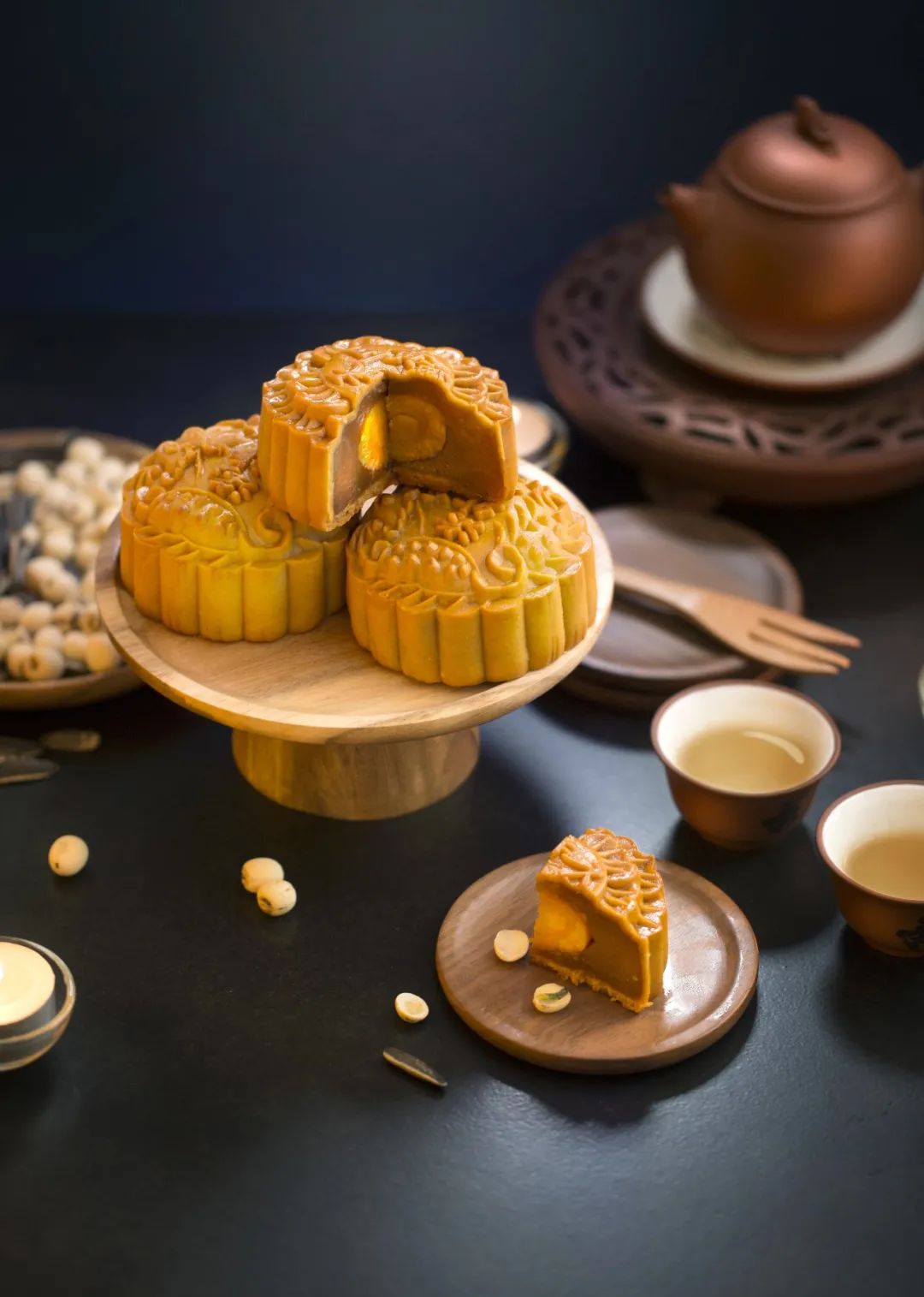 中秋月饼大赏图片,中秋大赏月饼