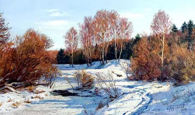 忻东旺油画俄罗斯风景作品,33幅俄罗斯精美风景油画