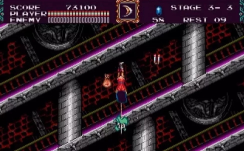 电脑怀旧经典单机游戏吸血鬼,评价老游戏恶魔城血族