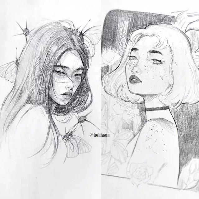 动漫线稿大全,动漫线稿分享