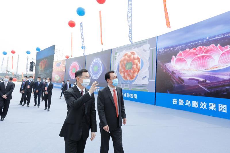 许家印广州恒大足球发布会,许家印恒大足球场最新效果图