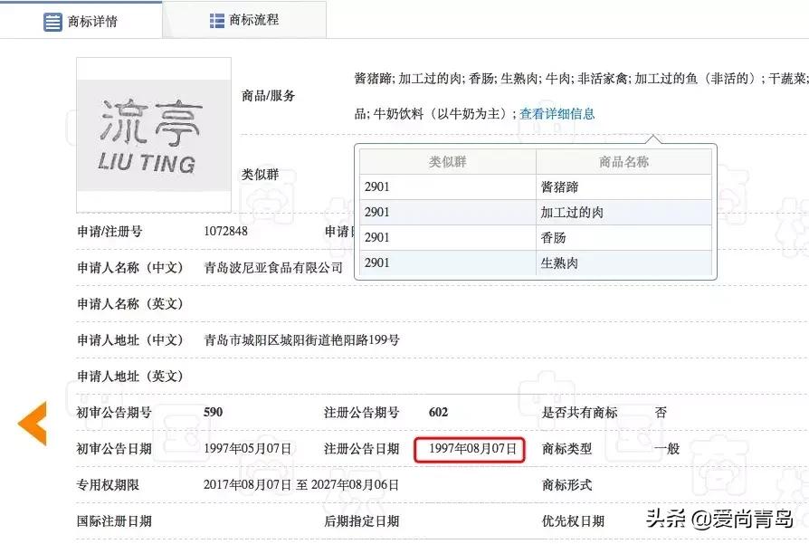 流亭猪蹄商标之争,青岛流亭猪蹄为什么黑