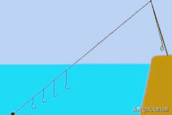 多钩悬钓草鱼的正确方法,串钩浅水钓草鱼最快的钓法