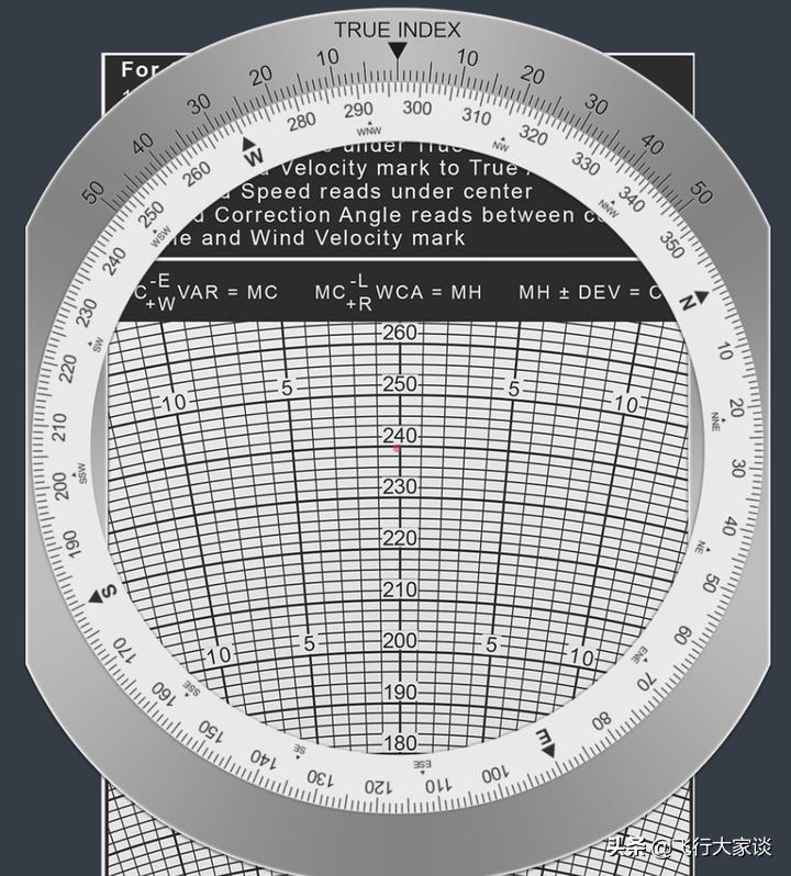 领航尺计算风向,e6b领航尺