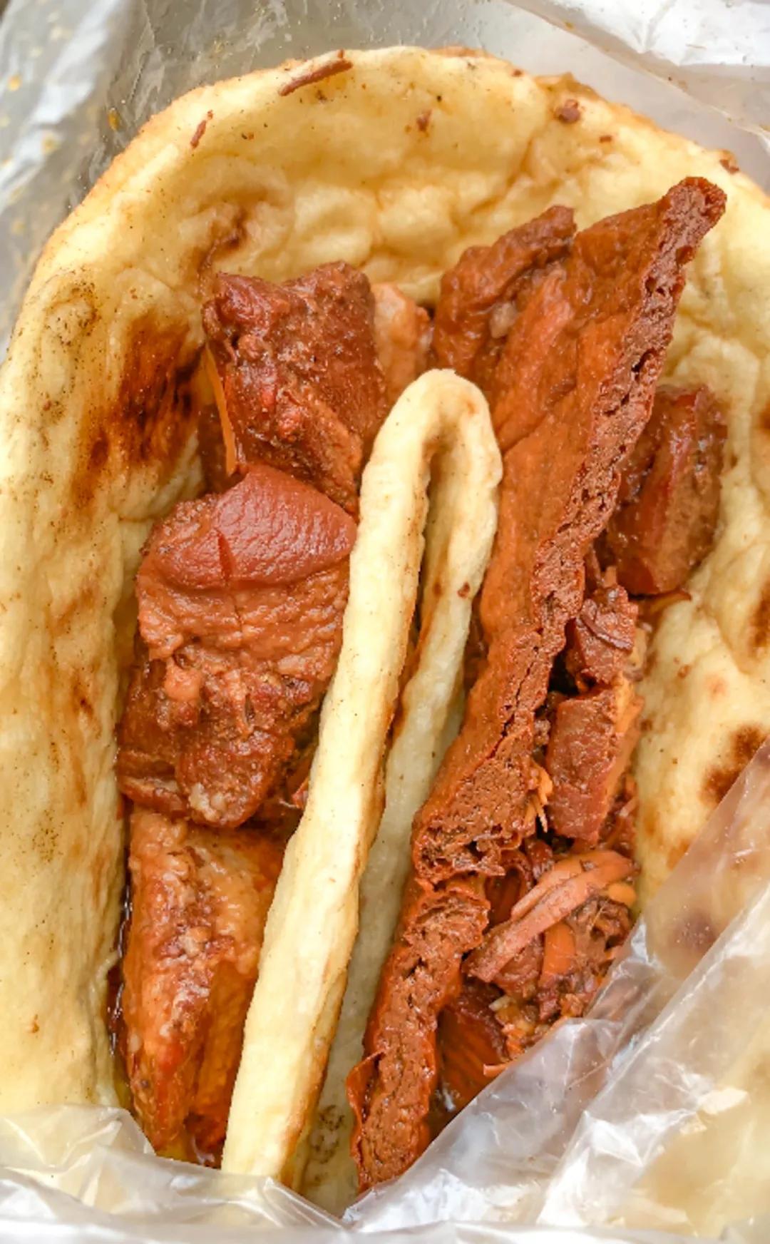 正宗老字号饼店,济南18年网红饼