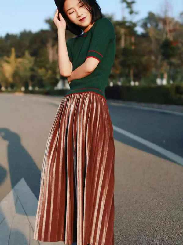 今年女士流行雪纺裙,气质雪纺裙减龄