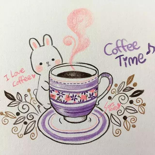 哈士奇的简笔画图片用彩铅画的,儿童彩铅简笔画6-12岁美观小人