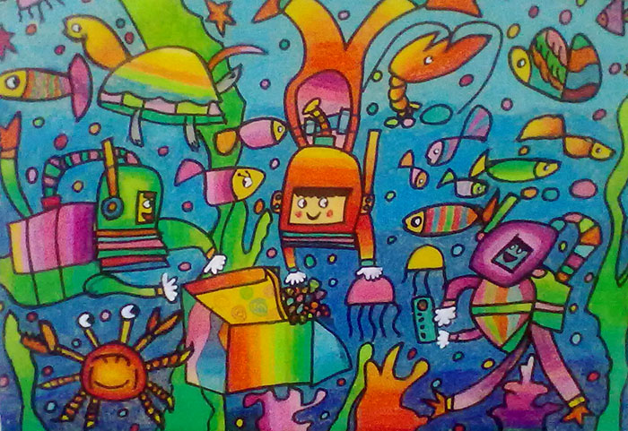 适合孩子的绘画工具,儿童油画绘画棒画好看的东西