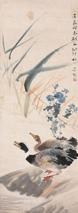 柳子谷花鸟作品大全,柳子谷花鸟精品图片