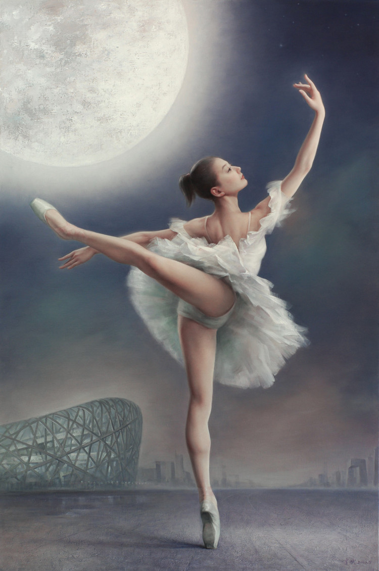 纯真无邪儿童画作展示及解读,谭建武油画人物作品欣赏