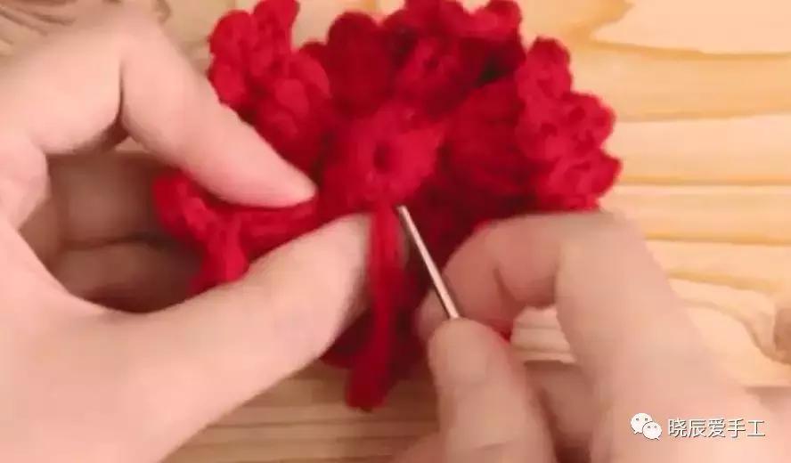 钩针康乃馨花束图解,母亲节康乃馨花束手工制作简单