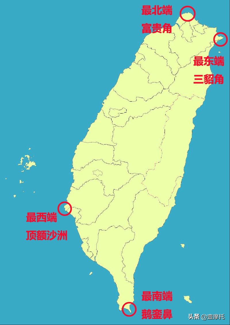 台湾环岛景点地图高清,台湾你一定要知道的知识