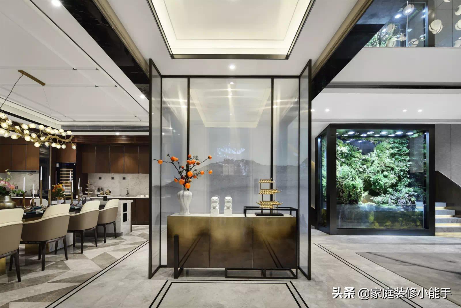 中式装修风格屏风,中式室内设计屏风