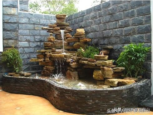 假山流水喷泉前景,假山流水喷泉景观落地大摆件弊端