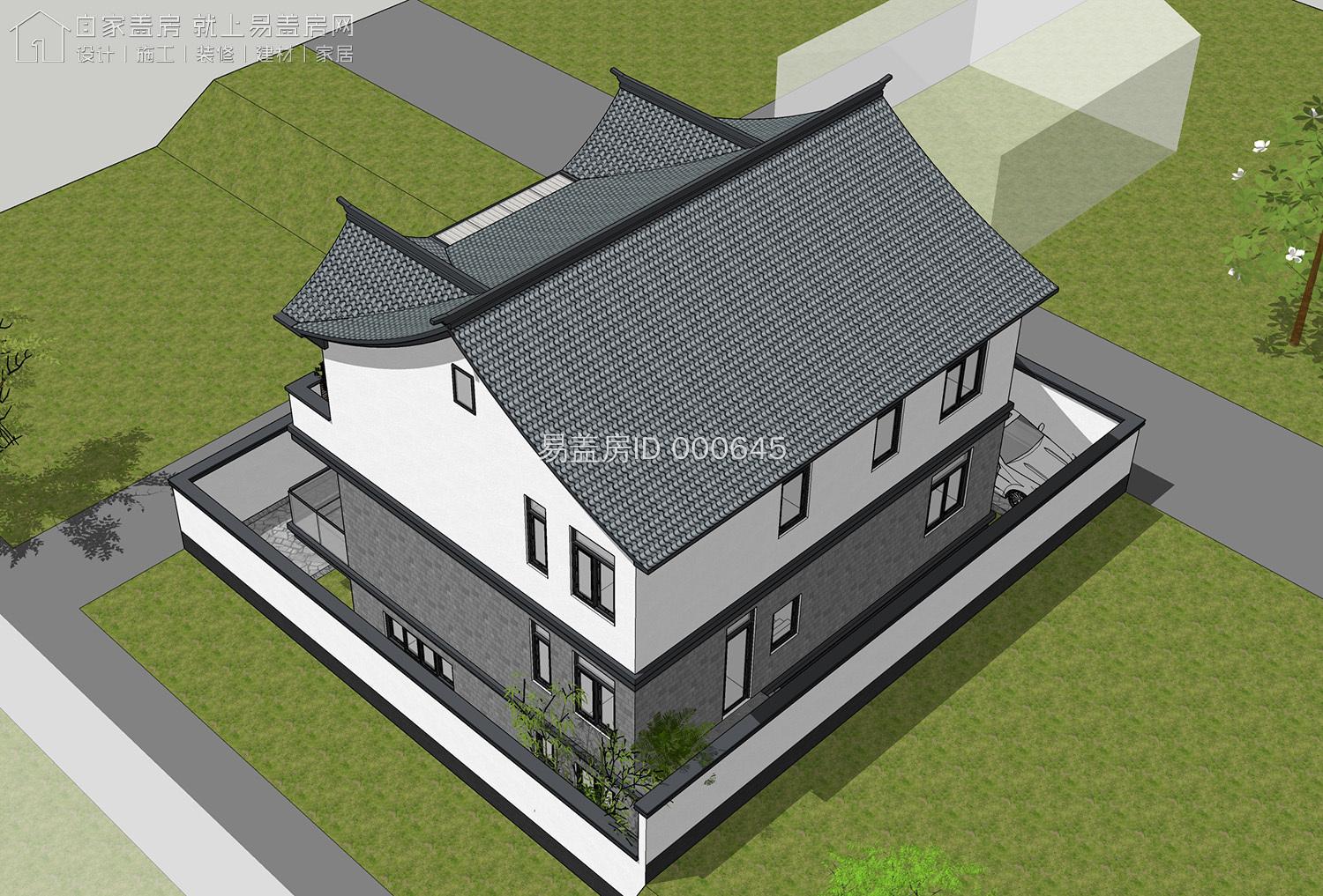 宅基地西高东低,坐西朝东宅基地设计图