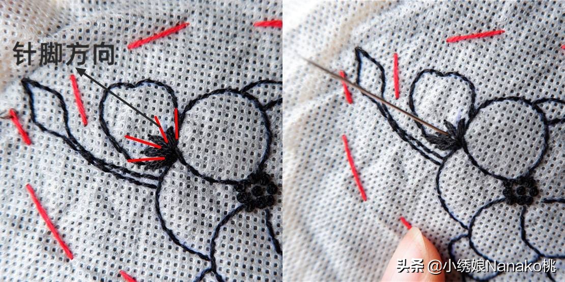 纯色衣物污渍洗不掉,衣服脏了怎么用刺绣遮住简单