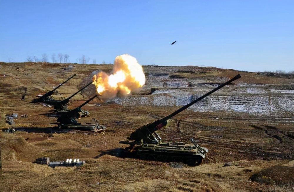 首尔谷山大炮图片,朝鲜谷山大炮