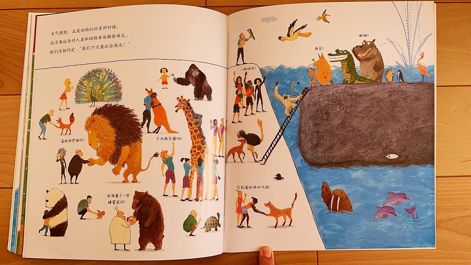 「月小虾的绘本之旅」｜0076「动物奥运会」
