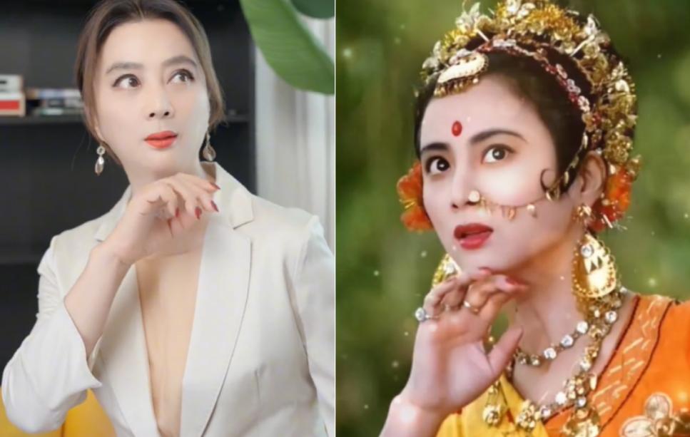 李玲玉玉兔精造型,五十八岁李玲玉扮玉兔精认不出