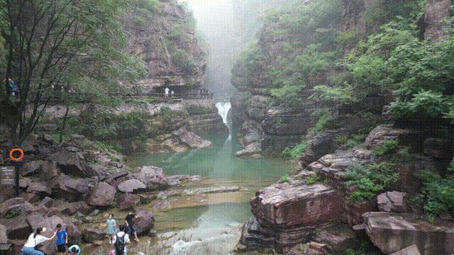 河南焦作一日游最佳路线图,河南焦作云台山游记