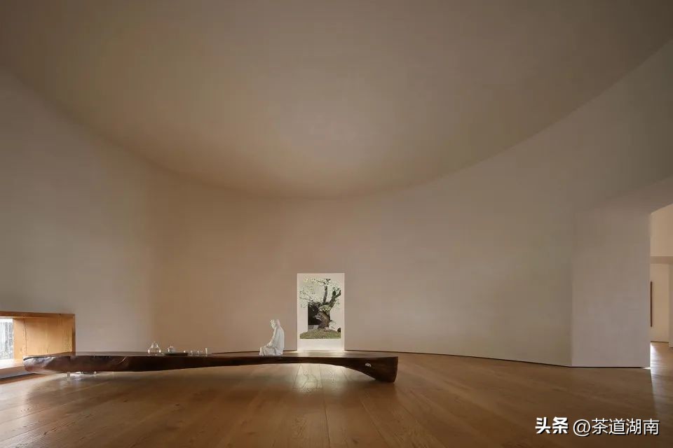 不装吊顶的禅意茶室装修效果图,广东禅意茶室私人会所包厢设计