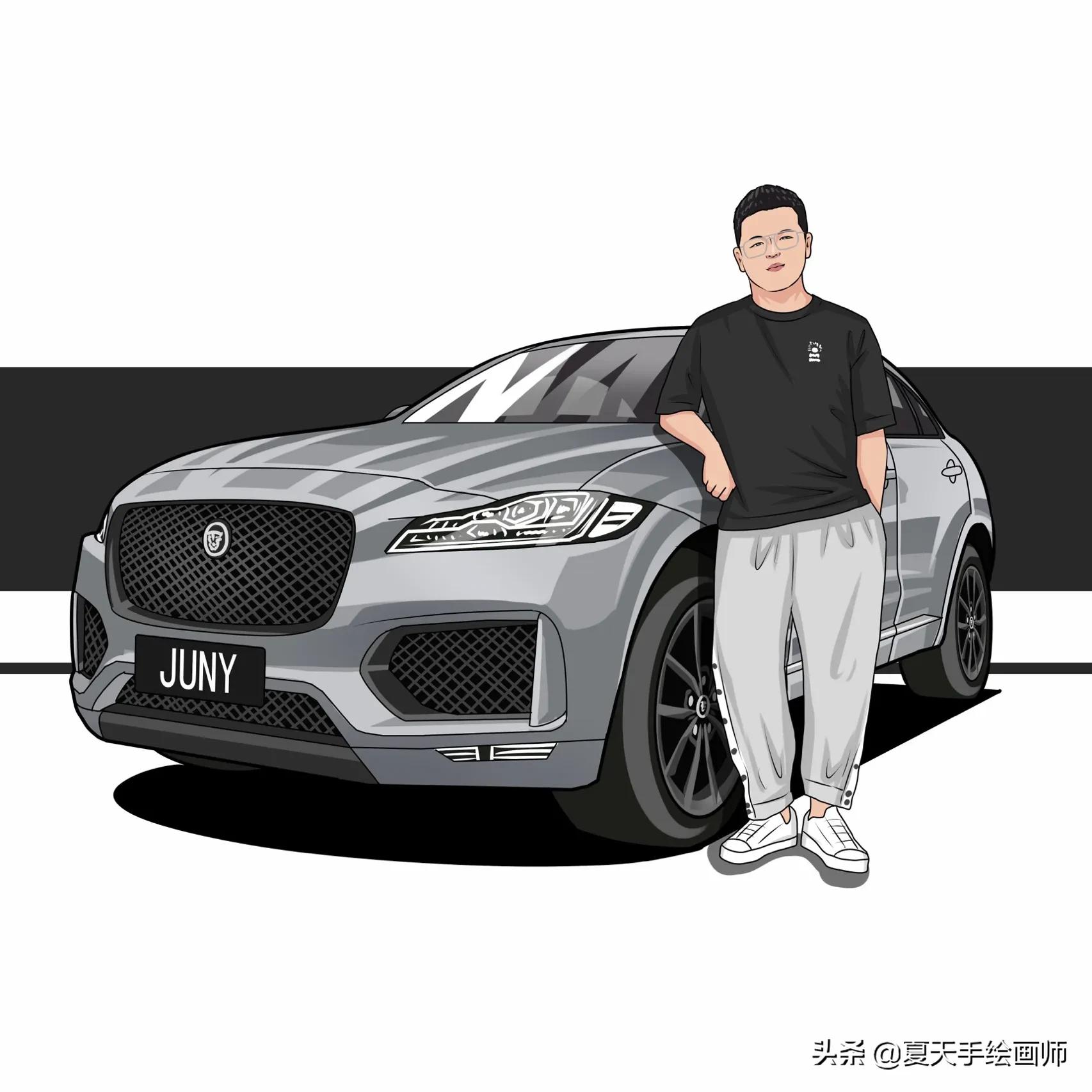 车漫画头像,车漫画头像教程