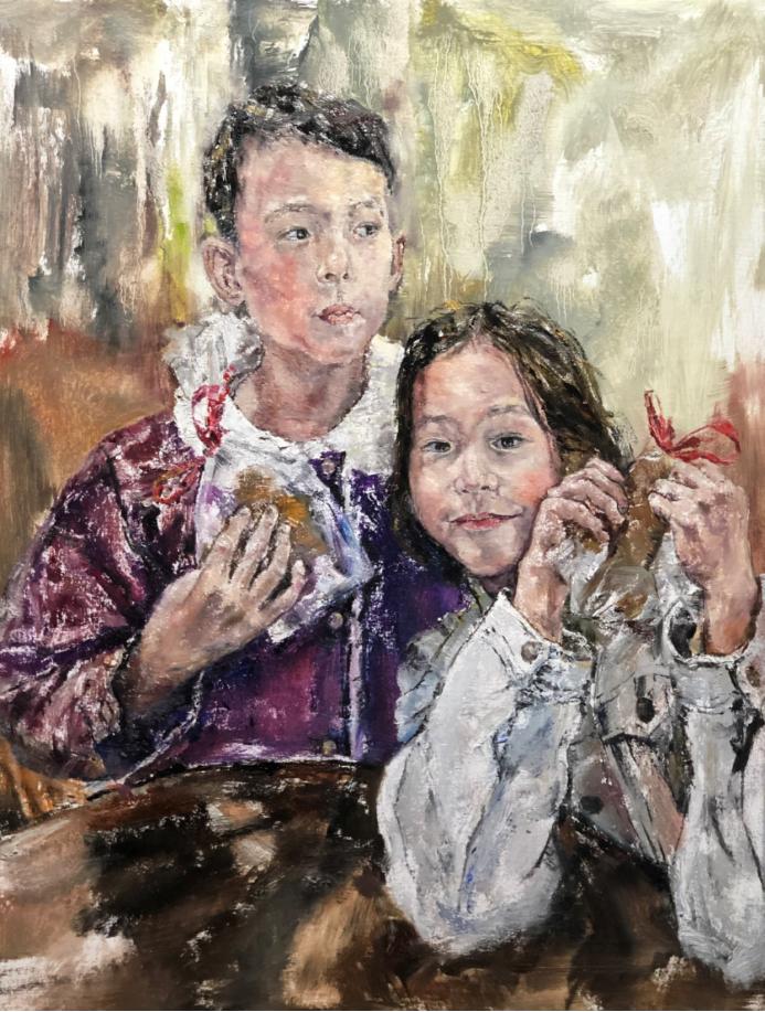 中央民族大学夏展油画作品,油画作品欣赏山东艺术学院